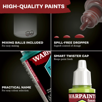 Набор красок Army Painter - Fanatic Wargamers Paint Set