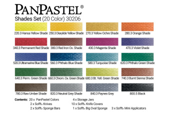 Набор PanPastel Shades – Темные оттенки (20 цветов)