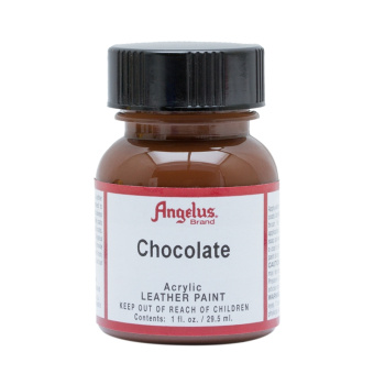 Краска для кожи и ткани Angelus Leather Acrylic Paint 015 Chocolate, 29,5 мл