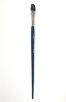 Кисть Альбатрос серии Байкал, щетина, плоская №16, длинная ручка