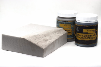 Jim Scale 04.008 Текстурная водно-акриловая паста “Текстура земли”, 250 мл