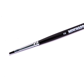 Кисть MiniWarPaint серии Flat Black №2