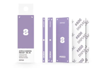 DSPIAE PT-SP08 Набор из 3-х акриловых шлифпластин и наждачной бумаги #800 (2 шт.)