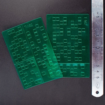 MiniWarPaint Трафарет окрасочный камуфляж клетки 5 мм, размер S