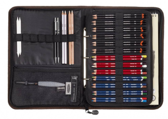 Derwent Сумка для графических материалов Carry-All A4 Folio, бежевая