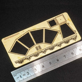 MiniWarPaint Столб фонарный "деревянный" 1 фонарь, размер M