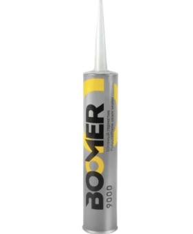 BOOMER BM-9000 Полиуретановый кузовной герметик для швов черный, 310 мл