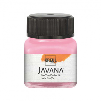 Нерастекающаяся краска по светлым тканям Javana Tex Sunny розовая 20 мл