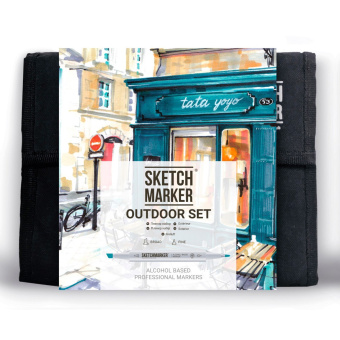 Набор маркеров Sketchmarker 36 OUTDOOR SET (36 шт. + сумка органайзер)