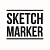 Sketchmarker Скетчбук для акварели 300 г/м. кв, 16*24 см, 24 л, хлопок среднее зерно, твердая обложка