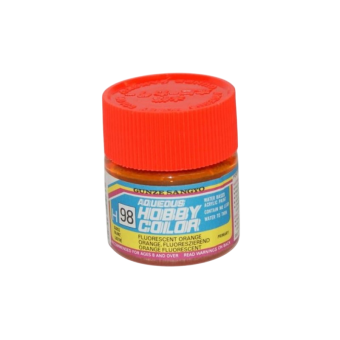 Mr. Hobby Краска 10 мл H98 FLUORESCENT ORANGE