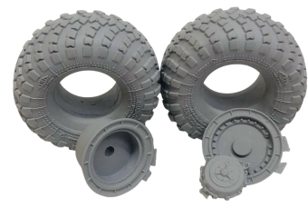 Мажор Моделс Колёса покрышки В-77 с ранней ступицей, МАЗ-543 (1/35)