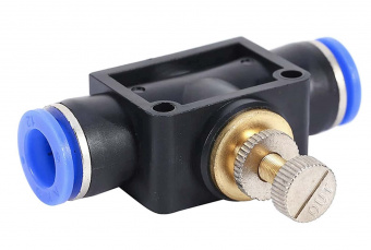 Pegas Фитинг цанговый с краном 12 мм-12 мм