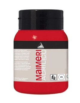 Краска акриловая Maimeri Acrilico Quinacridone Lake (Квинакридон лак), 500 мл