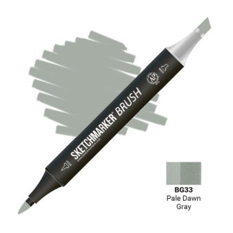 Маркер SKETCHMARKER Brush BG33 Pale Dawn Gray