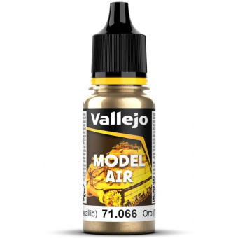 71066 Краска Vallejo Model Air Gold Metallic (Золотой металлик)