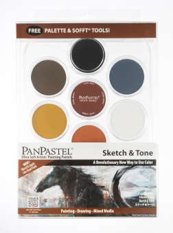 Набор PanPastel Sketch & Tone Kit – Рисование и тонирование (7 цветов)