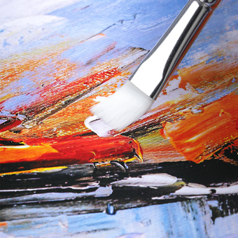 Finenolo Кисть жесткая синтетика плоская №4