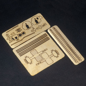 MiniWarPaint Пулемет Максима с патронными коробками и лентами, 1/35