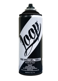 Аэрозольная краска LOOP LP-103 BLACK MATT/ черный матовый, 400 мл