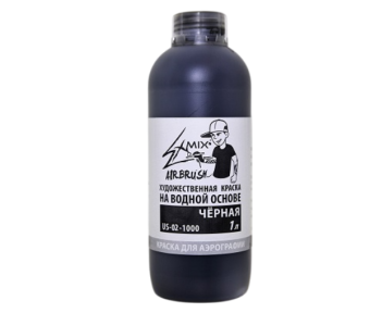 Краска Exmix 02 Черный (Флакон 1000 мл)