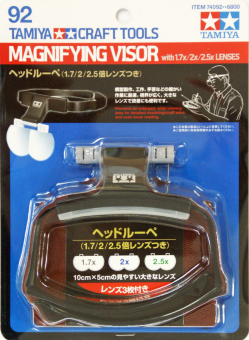 Tamiya 74092 Очки-держатель с меняющимися линзами (1.7x/2x/2.5x)