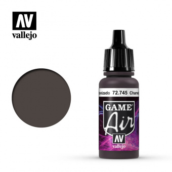 72745 Краска Vallejo GAME AIR Charred Brown (Обугленный коричневый)