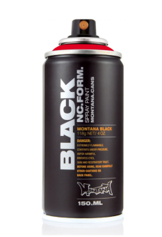 Аэрозольная краска Montana BLACK Black/ черный, 150 мл
