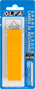 OLFA OL-AB-50B Лезвия сегментированные 50 шт., 9х80х0.38 мм