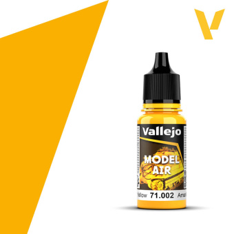 71002 Краска Vallejo Model Air Medium Yellow (Средний Желтый)