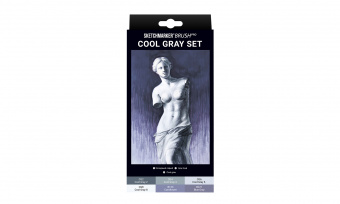 Набор маркеров Sketchmarker Brush 6 COOL Gray Set  (6 шт. в картонной коробке)