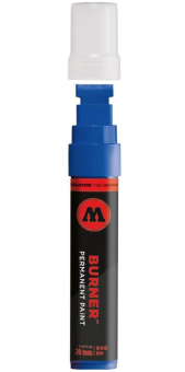 Маркер Molotow 640PP 20 мм burner blue (обоженный синий)