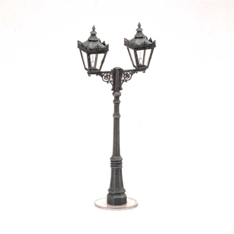 MiniWarPaint Столб фонарный "чугунный" 1-2 фонаря, размер S