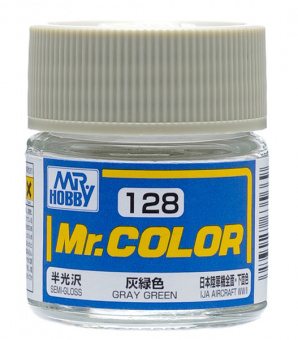 Mr. Hobby Краска 10 мл C128 GRAY GREEN