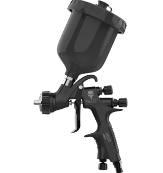 Краскопульт SKULL GOLD Spray gun HVLP с верхним пластиковым бачком 600 мл