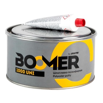 BOOMER 1000 Uni Шпатлевка полиэфирная универсальная, 1,0 + 0,02 кг