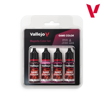72388 Набор красок Vallejo Magenta Color Set (4 цв.)