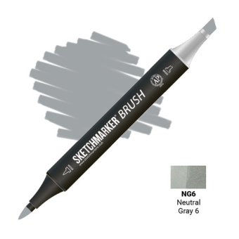 Маркер SKETCHMARKER Brush NG6 Neutral Gray 6
