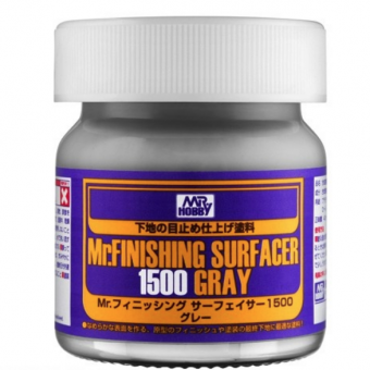 Mr. Hobby Грунтовка Mr. Finishing Surfacer 1500 Gray, 40 мл