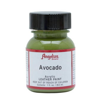 Краска для кожи и ткани Angelus Leather Acrylic Paint 170 Avocado, 29,5 мл