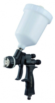 Краскопульт Walcom Carbonio HTE Clear , верхний бачок 0,68 л, без регулятора давления