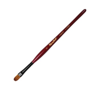 Кисть Roubloff серии 13RB ORIGINAL №8 синтетика, имитация колонка, овальная фигурная, фигурная ручка