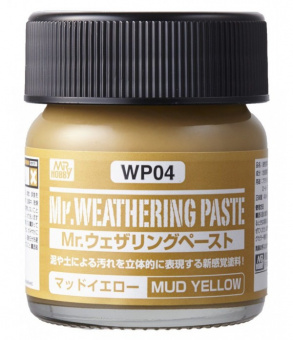 Mr. Hobby Краска 40 мл Mr. Weathering COLOR WP04 MUD YELLOW