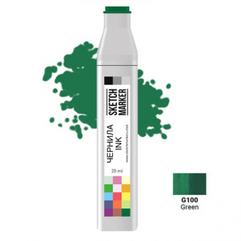 Чернила спиртовые SKETCHMARKER 22 мл цв. G100 Green