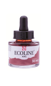 Акварель жидкая Ecoline банка 30 мл №441 Mahogany (Красное дерево)
