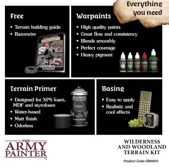 Army Painter Набор для работы с ландшафтом GameMaster Terrain Kit: Wilderness & Woodlands