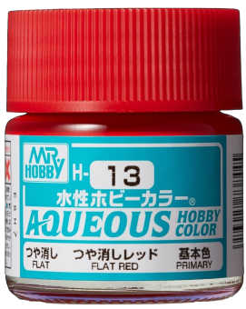 Mr. Hobby Краска 10 мл H13 FLAT RED