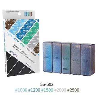 DSPIAE SS-S02 Набор наждачных губок для моделирования #1000-2500 (30 шт.)