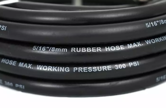 Schtaer SCH-7501-10F Армированный воздушный шланг из высокопрочной резины 8 x 15 мм, 10 м, с фитингами