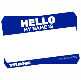 TRANE Набор стикеров 50 шт. HELLO